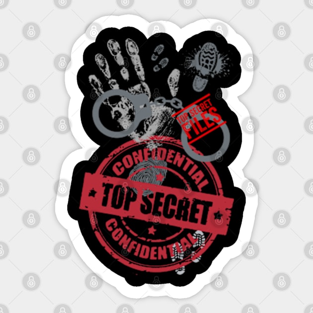 top secret Sticker by bert englefield 